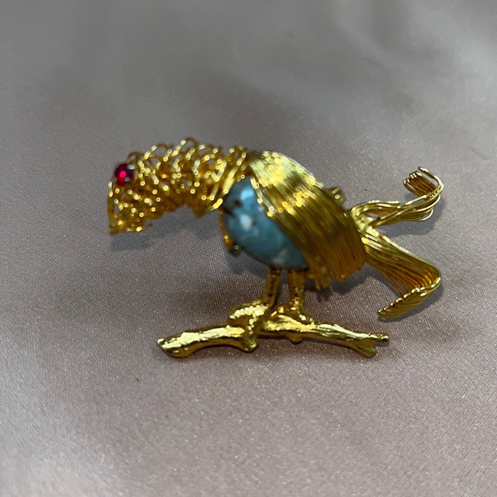Vintage Bird Brooch